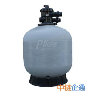 p750石英沙缸过滤器 别墅游泳池沙缸过滤水泵 高精度净化过滤设备