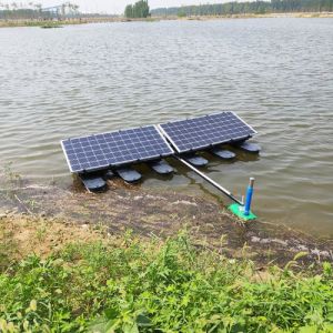 【东方源】太阳能强力造流曝气机河道污水黑臭水体治理