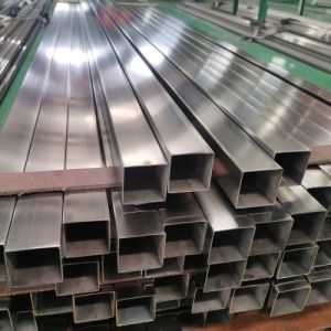 光亮空心304不锈钢方管厚壁2mm 2.5mm 3mm拉丝不锈钢管201方通管