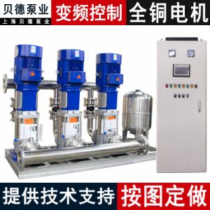全自动供水设备二次加压供水恒压变频供水无塔增压泵供水成套设备