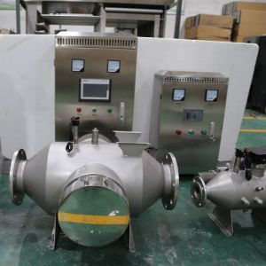 桶装水杀菌设备鑫冠宇中压紫外线消毒器水产养殖泳池UVC-1/2KW