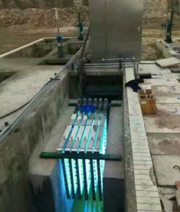 化工厂水处理设备冠宇框架紫外线消毒器GYH-4I-8/320W自动清洗