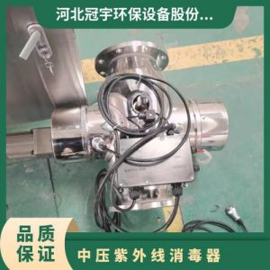 冠宇环保中压紫外线消毒设备泳池水杀菌无化学残留316材质耐腐涂